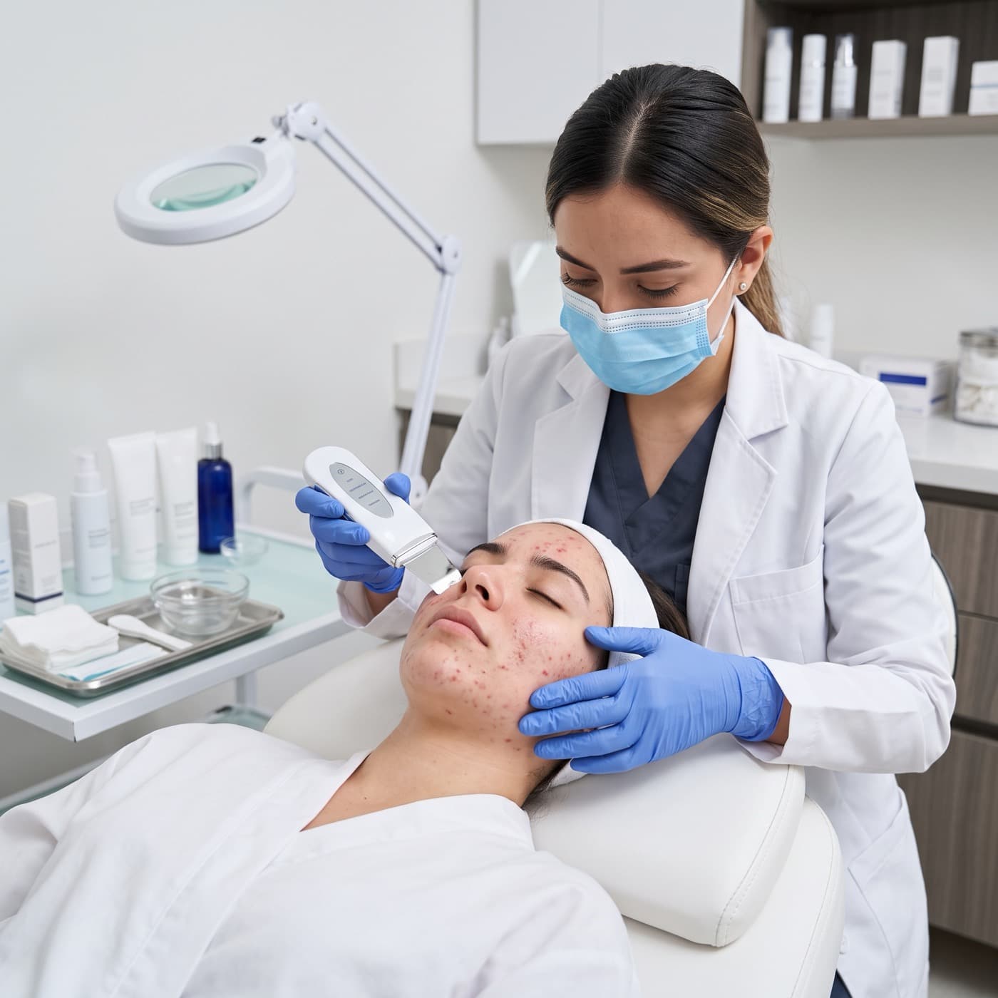 Facial acné