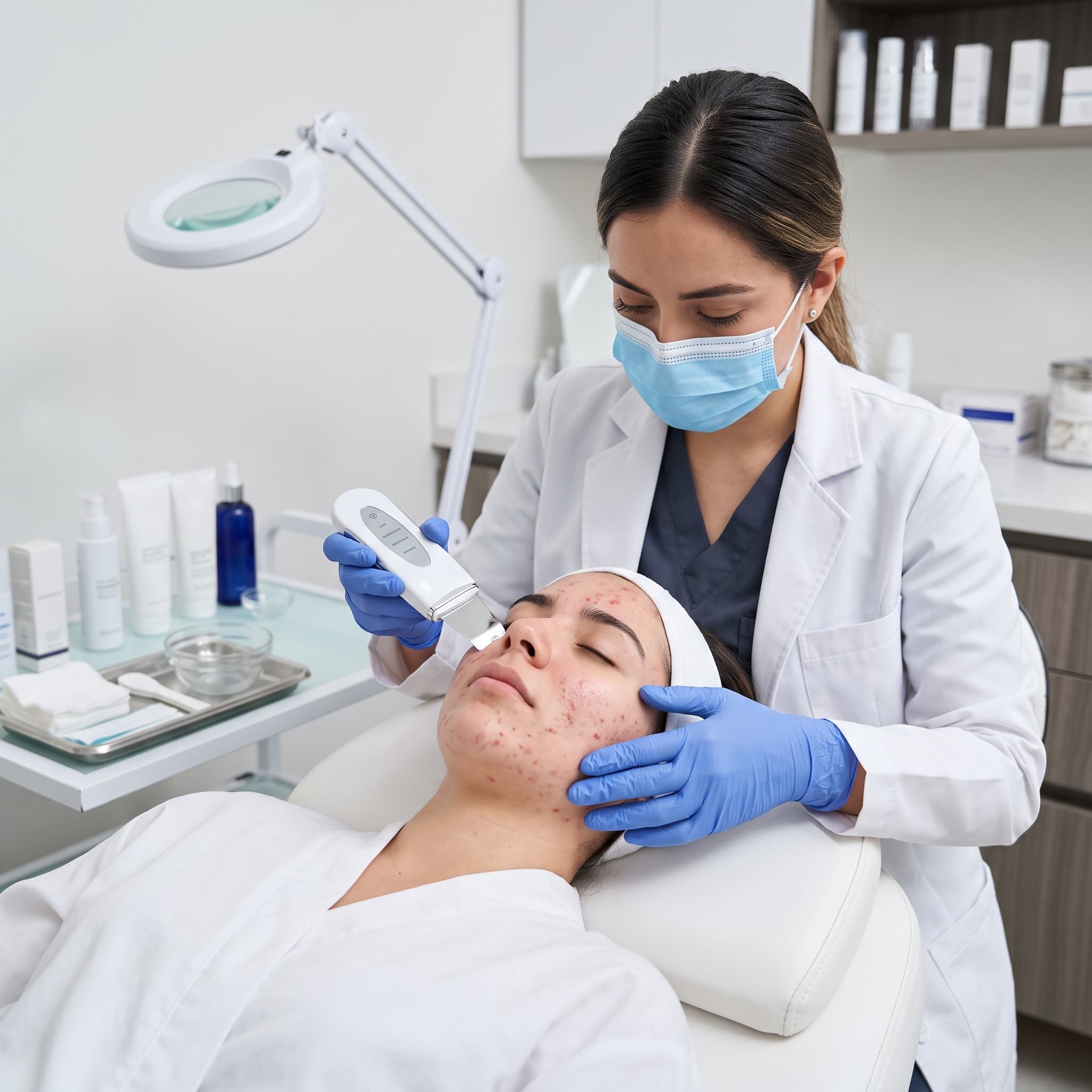 Facial acné